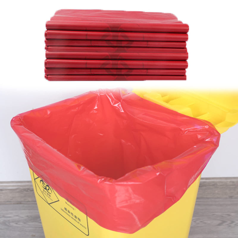 Biohazard Waste Bags - Disposable Safety Bag, Autoclavable, Puncture Resistant, 20 Gal Capacity, 1.77 mil, 45 mircon, 24"x 31" (10 PCS) - NewNest Australia