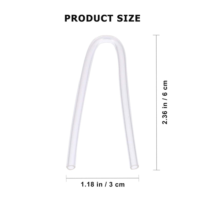 Ukcoco Bte Ear Shape Hearing Aid Tubes - Pack Of 4 Transparent Tube Interchangeable Bte Hearing Aid Ear Shape Tube Pvc Hose Ear Shape Tube For Hearing Aid Ear Shape Diy - NewNest Australia