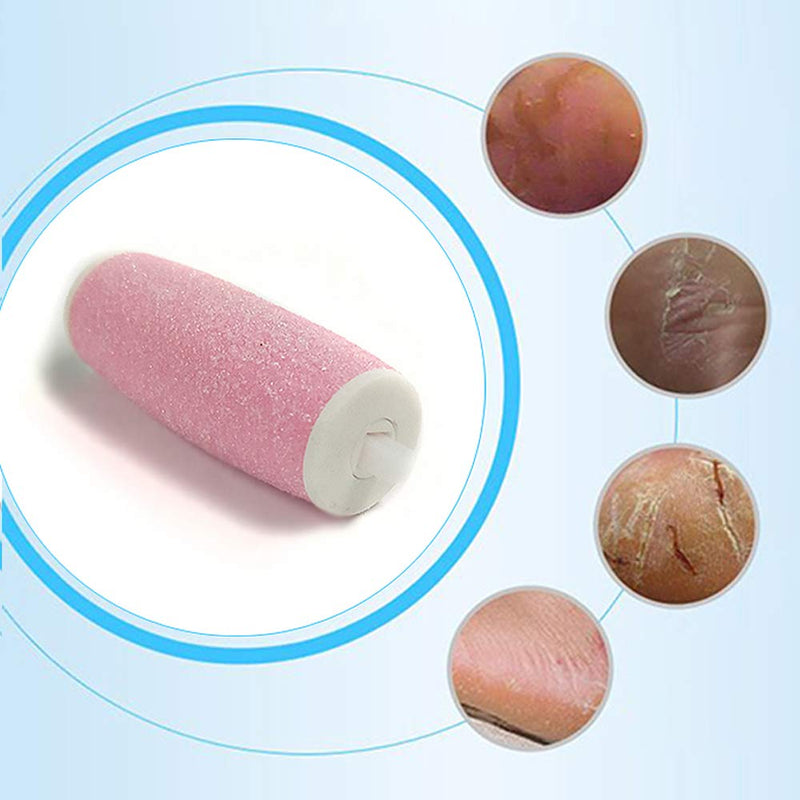 Pack Of 5 Extra Mineral Replacement Rollers For Velvet Smooth Compatible Replacement Roller Heads, Replacement Rollers Callus Remover Refill Rollers, Reusable For Beautiful Feet - NewNest Australia