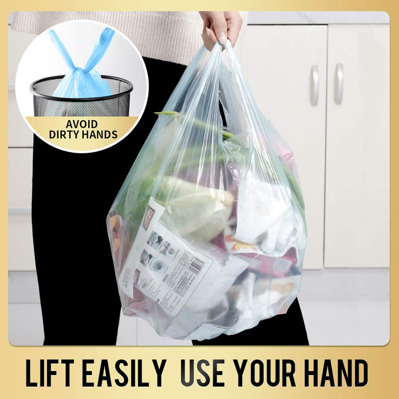 Small Trash Bags 240 Count Garbage Bags SWIHELP Waste Basket Liners for Bathroom, Kitchen ,Bedroom, Office Pet Car 15 Liter Trash Can 4 Gallon 240Counts / Mixed - NewNest Australia