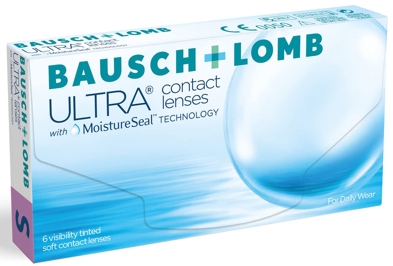 Bausch + Lomb Ultra Contact Lenses With Moisture Seal Technology Monthly Lenses Soft Bc 8.5 Mm / Dia 14.2, Clear, 6, Bc 8.5 Millimeters, Dia 14.2 Millimeters, -1.25 Diopters - NewNest Australia