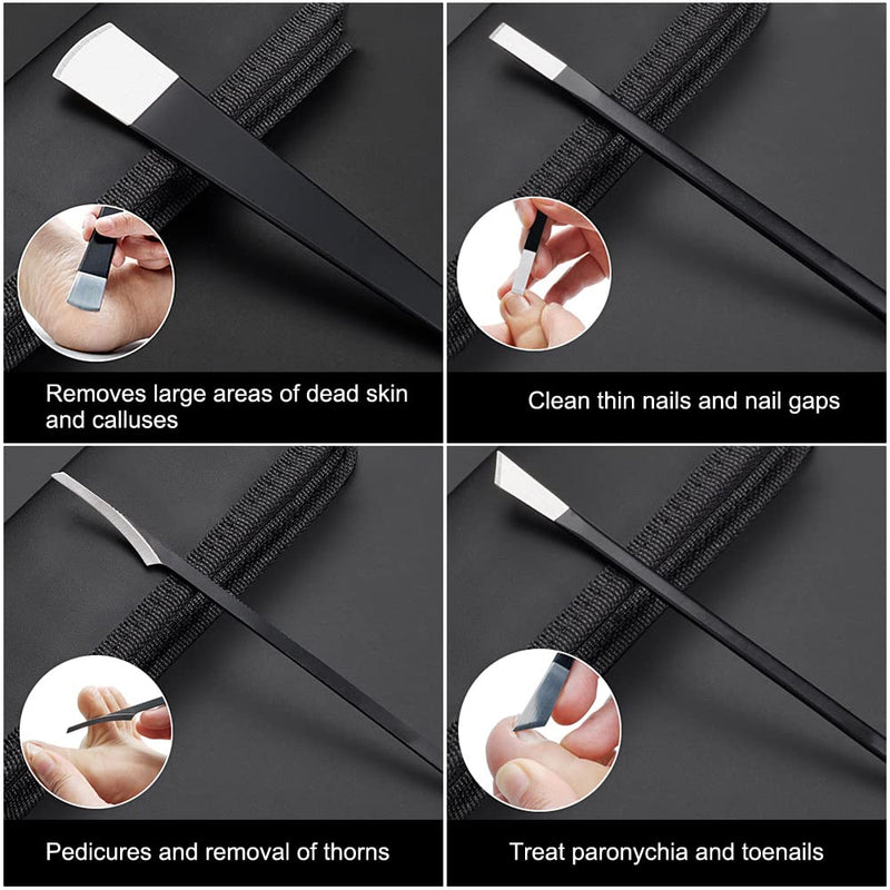 Pedicure Rasp Knife, 4-Piece Professional Stainless Steel Pedicure Set, Foot Care, Foot File, Callus File, Callus Remover, Callus Planer, Foot Care For Foot Care And Pedicure - NewNest Australia