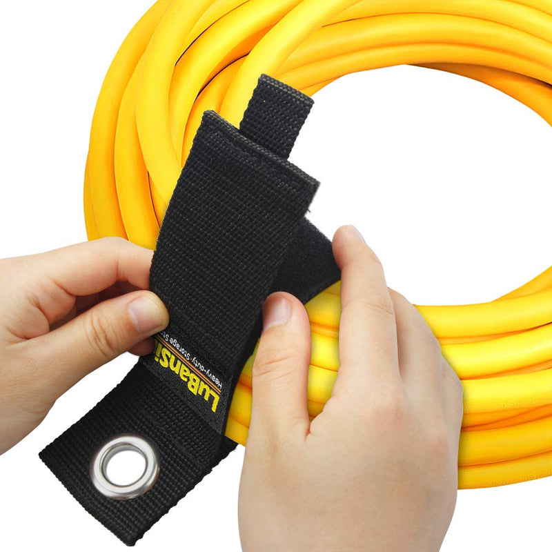 9 Pack Extension Cord Holder Organizer, Heavy Duty Storage Straps Fit with Garage Hooks and Pool Hose Hangers by LuBanSir - NewNest Australia