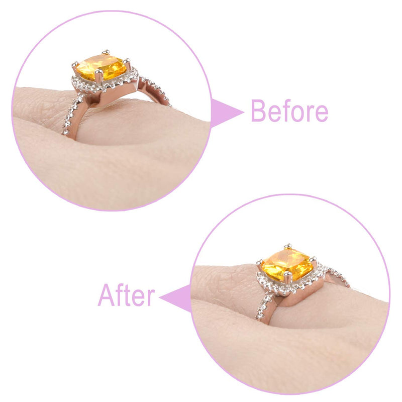 GWHOLE Ring Size Adjuster with Silver Polishing Cloth,Set of 4 (2mm/3mm) - NewNest Australia
