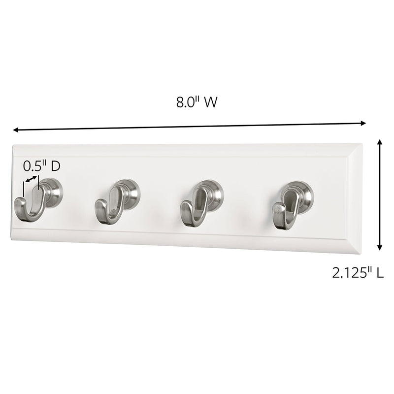 Command Key Rail, Quartz, 1-Rail, 6-Strips, Organize Damage-Free Small 1 Pack - NewNest Australia