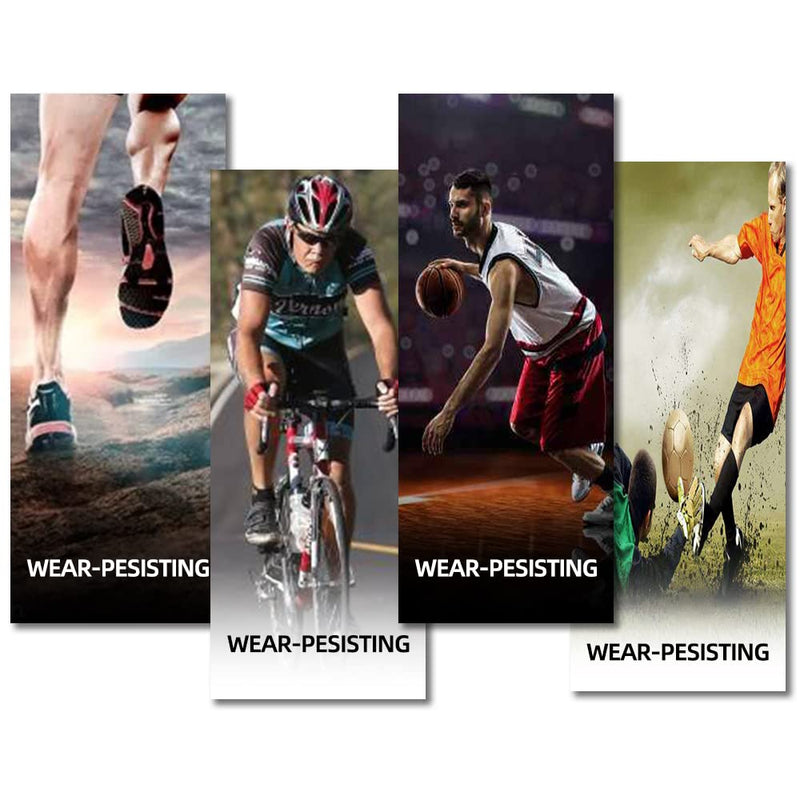 Odtmger compression socks (7 pairs) for women and men, blood circulation 20-30 mmhg knee socks are the best support SM black - NewNest Australia