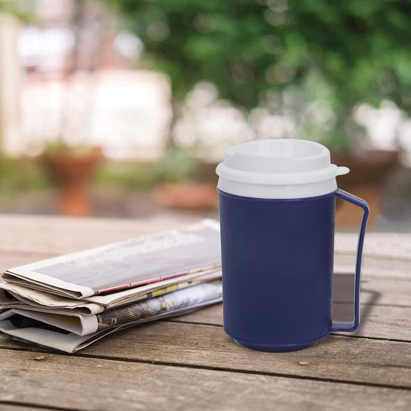 Jiahg Tumbler For People In Need Of Care, 500 Ml Insulated Cup With Lid, Drinking Cup Sippy Cup For Adults With Disabilities, Anti-Spout Spout Travel Mug Travel Coffee Cup - NewNest Australia