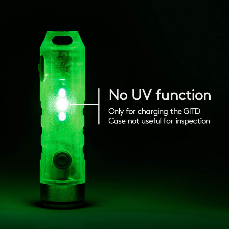 RovyVon Aurora A5x Keychain Flashlight Luminous Body, 650 Lumens Outdoor Mini EDC Rechargeable Bright Multi-Functional LED Flashlight with Side Light, Idea as a Gift UV - NewNest Australia