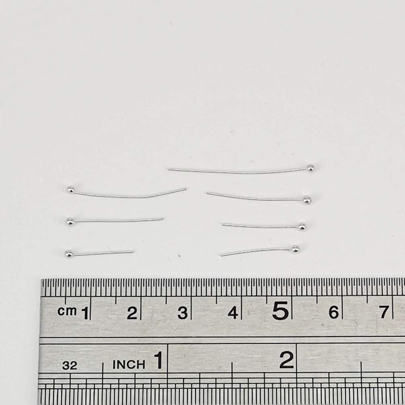 Chenkou Craft Assorted 700pcs Mix Size Brass Ball Head Pins for Jewelry Making (Anti-Silver, Mix) Anti-silver - NewNest Australia