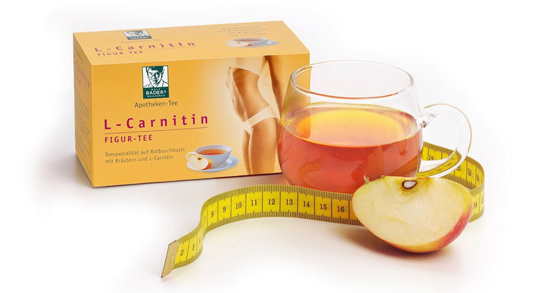 Bader'S L-Carnitine Figure Tea From The Pharmacy. For Diet And Fasting Accompaniment. Rooibos Tea With Herbs And L-Carnitine. Delicious Taste Of Apple. 2 X 20 Filter Bags - NewNest Australia