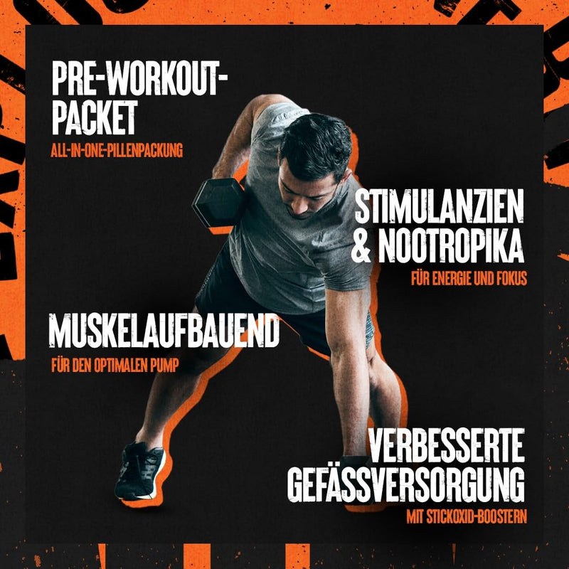 Universal Nutrition ANIMAL PUMP - Pre Workout with Creatine, L-Arginine, Beta Alanine, Taurine, Glutamine & Caffeine for maximum pump, energy & supply of amino acids during training, 30 units - NewNest Australia