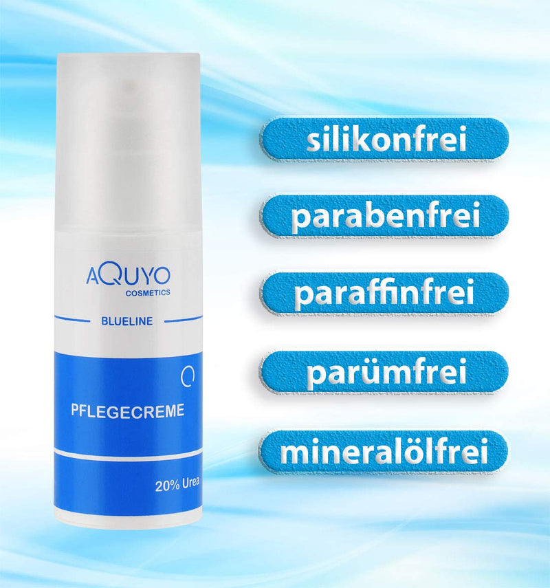 Blueline 20% Urea Cream, cracked cream for very dry and callused skin, care cream for psoriasis and neurodermatitis, callus softener and callus remover (100ml) 100 ml (pack of 1) - NewNest Australia
