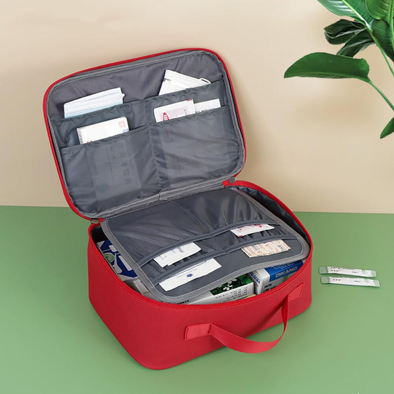 Urfeda Small Medicine Bag, Empty First Aid Bag, Waterproof Travel First Aid Kit, Pharmacy Bag, Medicine Storage Bag, Emergency Bag For In The Office, Traveling, Camping - NewNest Australia