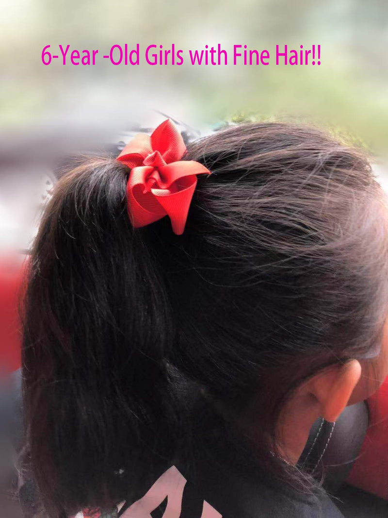 40Pieces Boutique Grosgrain Ribbon Pinwheel 3" Hair Bows Alligator Clips For Babies Toddlers Teens Gifts In Pairs - NewNest Australia
