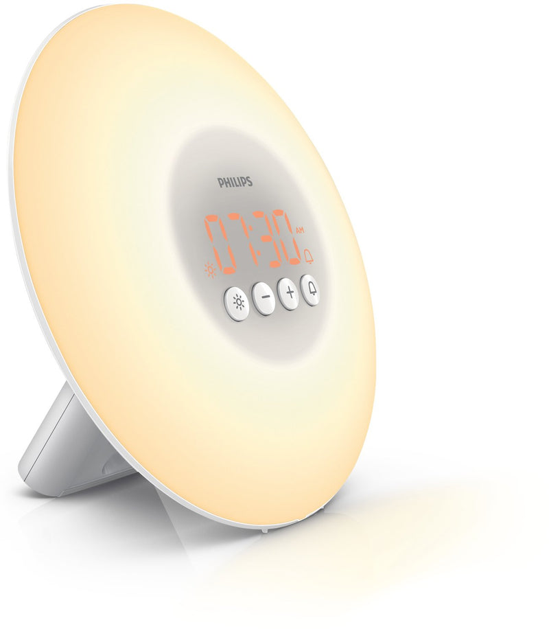 NewNest Australia - Philips SmartSleep HF3500/60 Wake-Up Light Therapy Alarm Clock with Sunrise Simulation, White 