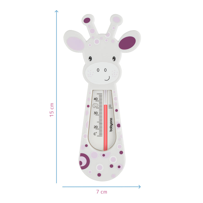 Baby Safe Floating Bath Thermometer, Giraffe (Grey) Grey - NewNest Australia