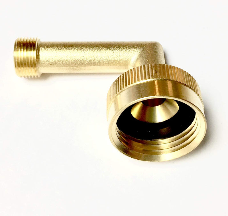 Shark Industrial Premium No-lead brass dishwasher swivel connector elbow fitting 3/8" comp x 3/4" FHT - NewNest Australia