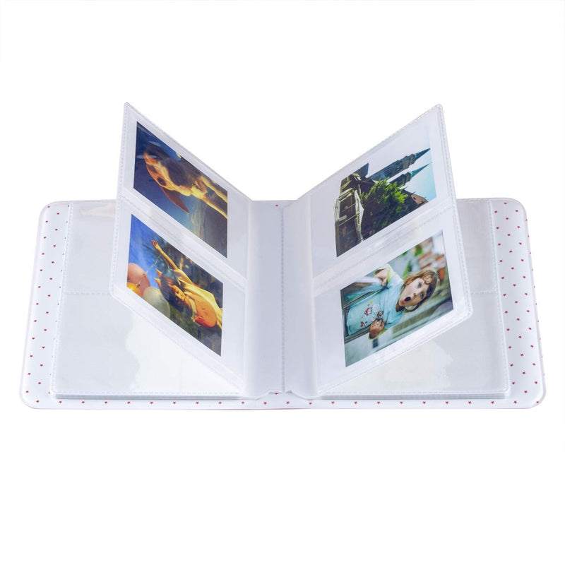 Ablus 64 Pockets Mini Photo Album for Fujifilm Instax Mini 7s 8 8+ 9 25 26 50s 70 90 Instant Camera & Name Card (Black n) Black 2 - NewNest Australia