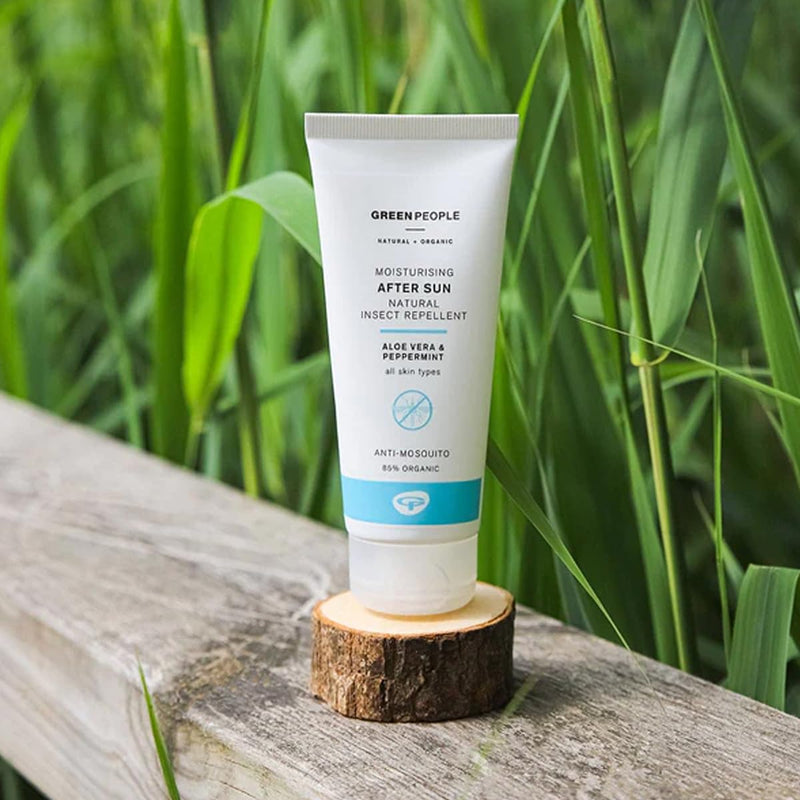 Green People Moisturising After Sun with Natural Insect Repellent 100ml | Natural, Organic Aftersun Lotion with Citrepel®75 | Travel Size | Soothing Aloe Vera & Cooling Mint | Vegan, Cruelty Free - NewNest Australia