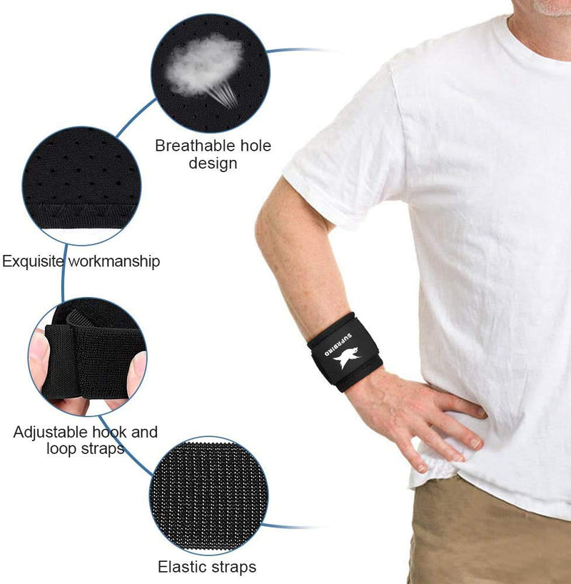 Suprbird Wrist Bandages, Wrist Support, Hand Bandage, Right And Left, Wrist Bandage Fitness With Velcro Fastening, Breathable Wrist Carpal Tunnel Syndrome Sprains - NewNest Australia
