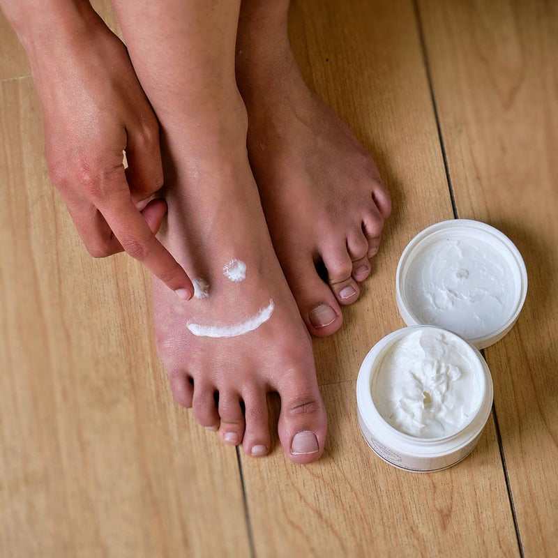 Magic Foot Rescue Cream - Active Dry & Cracked Skin Treatment for Feet | Intensive Shea Butter Cooling Peppermint Foot Cream Softens & Prevents Dry Rough Skin | Professional Cracked Heel Repair Cream - NewNest Australia