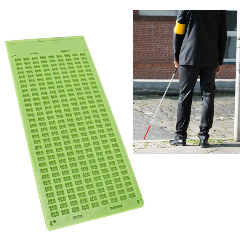 Braille Writing Tool, Braille Aids Tool Portable Plastic 9 Lines 30 Cells Braille Writing Slate Come With Small Stylus, Providing You A Perfect Braille Learning Experience - NewNest Australia