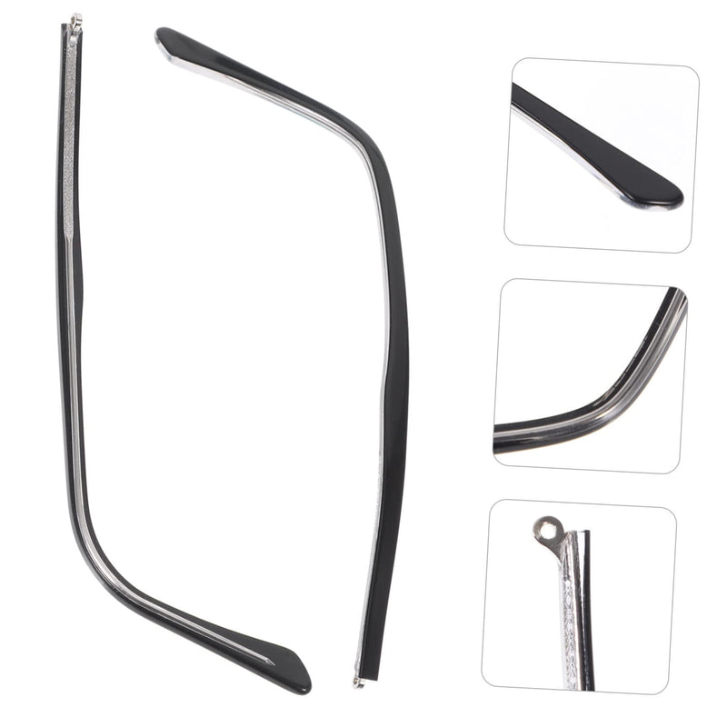 Ultechnovo 1 Pair Of Glasses Accessories Replacement Glasses Arm Glasses Leg Arm For Glasses Glasses Arm Glasses Leg Glasses Arm Replacement Ear Hooks Men Black - NewNest Australia