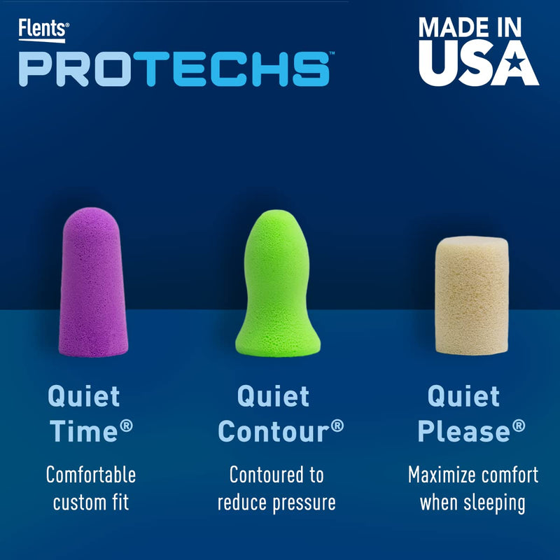 Flents Ear Plugs, 50 Pair, Ear Plugs for Sleeping, Snoring, Loud Noise, Traveling, Concerts, Construction, & Studying, Contour to Ear, NRR 33 50 Pair (Pack of 1) - NewNest Australia