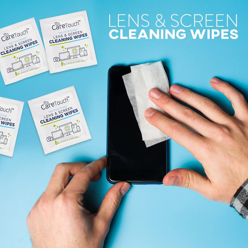 Care Touch Lens Wipes for Eyeglasses | Individually Wrapped Eye Glasses Wipes | 210 Pre-Moistened Lens Cleaning Eyeglass Wipes - NewNest Australia