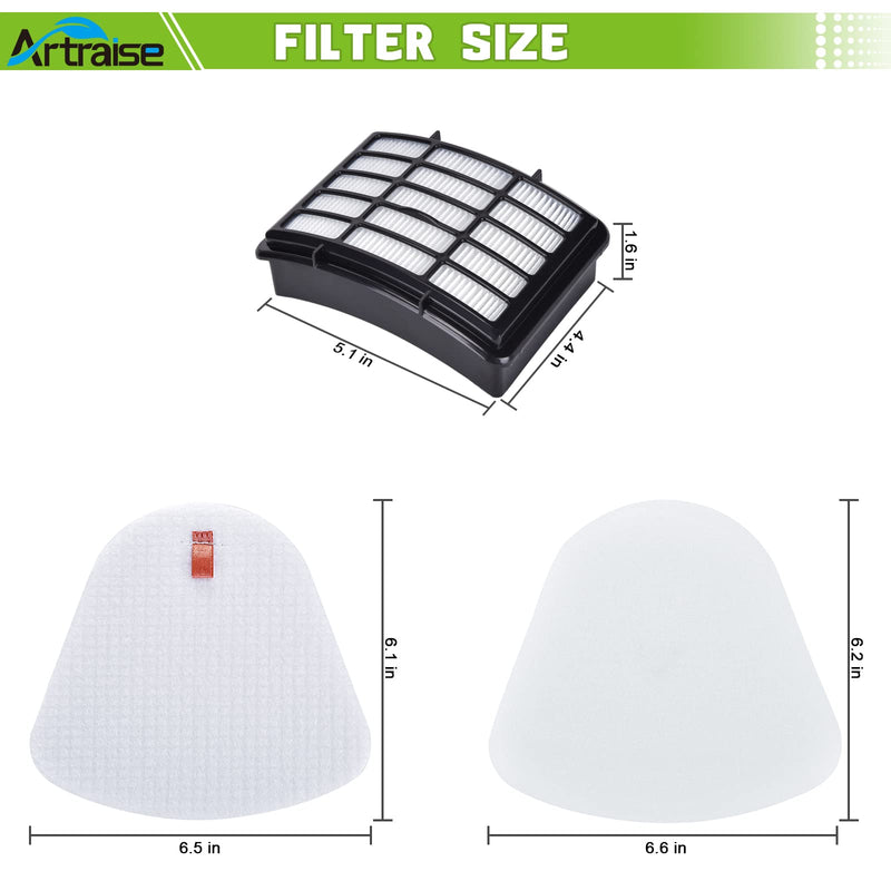 3 Pack Filters for Shark Navigator Lift-Away NV350, NV351, NV352, NV355, NV360, NV370, UV440, UV490, UV540 vacuum- XFF350 XHF350 - NewNest Australia