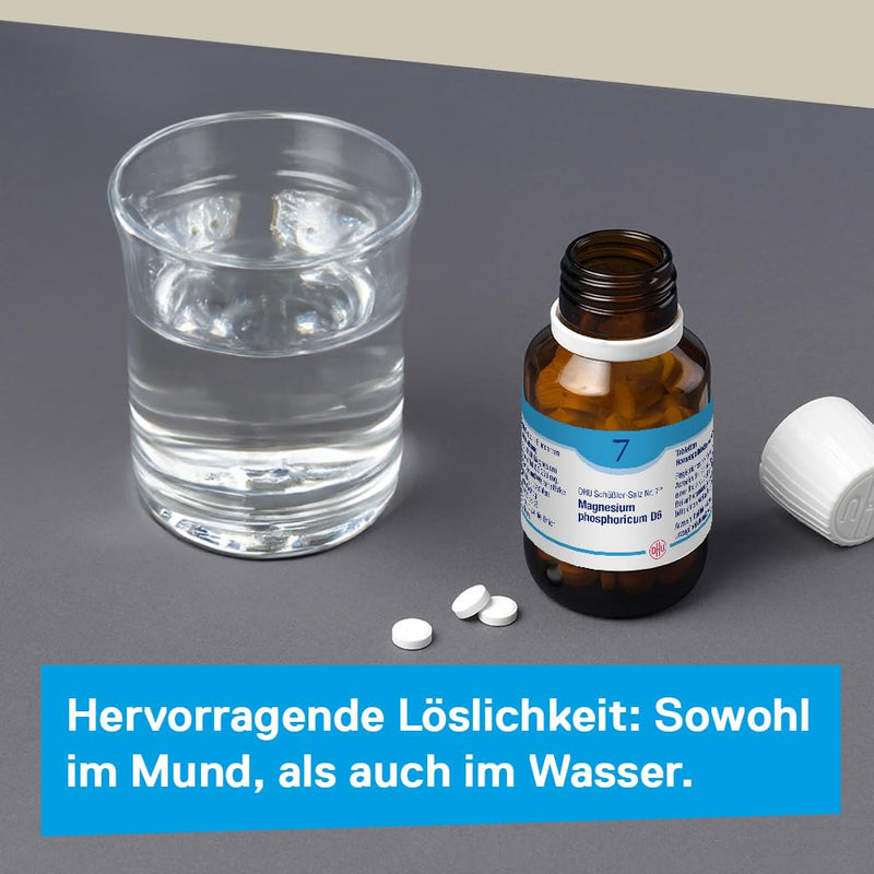 DHU Schüßler Salt No. 7 Magnesium phosphoricum D6 - The mineral salt for muscles and nerves - the original - environmentally friendly in a medicine jar, 200 tablets - NewNest Australia