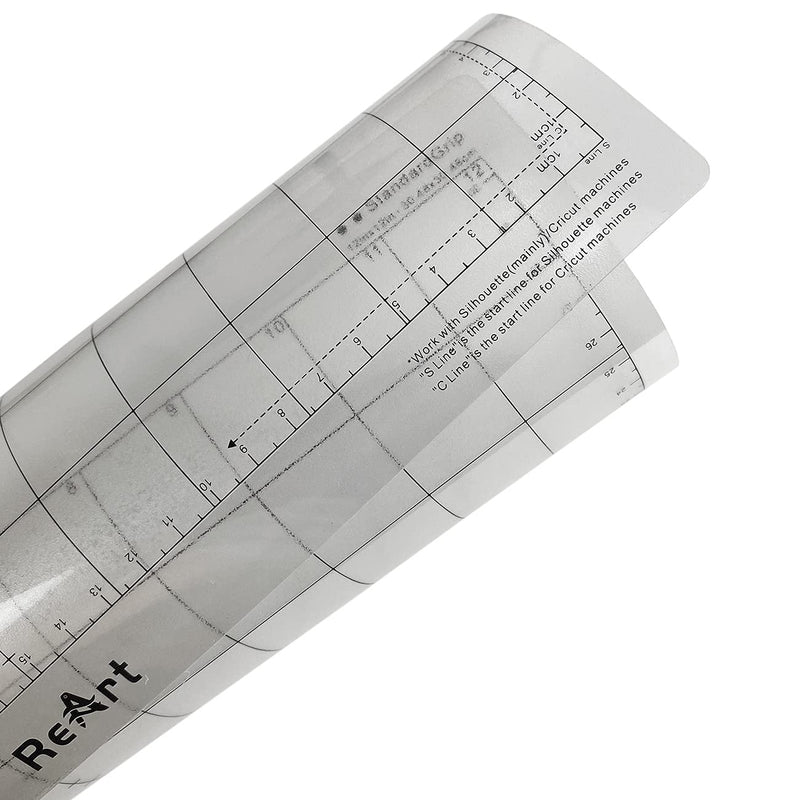 ReArt Standard Grip Cutting Mat for Silhouette Cameo 4/3/2/1 - 4 Packs 12" x 12" Adhesive Cut Mat Replacement Set Matts Vinyl Craft Standard Grip 12X12 4P - NewNest Australia