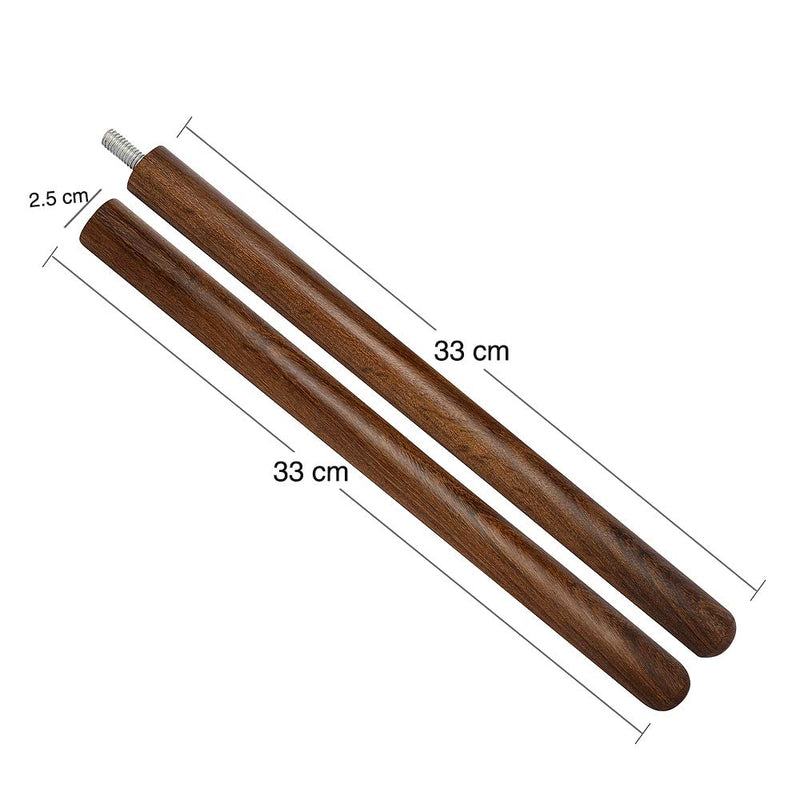 StretchNHeal Multipurpose Wooden Pranayama Stick – Lung Opener for fuller Breathing - Posture Corrector and Flexibility Enhancer - Detachable Robust Yoga Pole - NewNest Australia