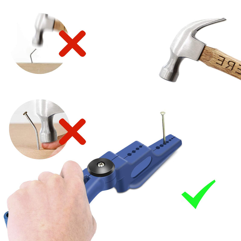 Plastic Pliers, Home Tool Auxiliary Pliers, Jelanry Secure Nails Anti-smashing finger Joint Pliers for More Safety for Hammering Nails Easy to Position and Keeps Fingers Safe - NewNest Australia