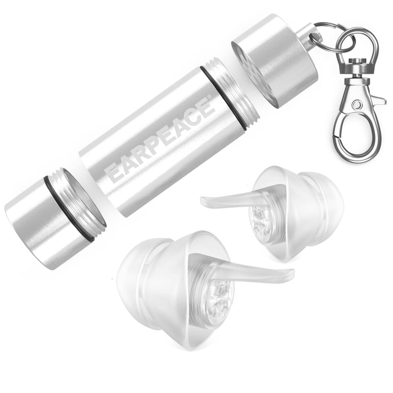 Earpeace Pro Music Earplugs - High Fidelity Earplugs For Concerts, Motorcycles, Airplanes And Safety - Next Generation Noise Reduction For Artists, Drivers And Entertainment Professionals, Red - NewNest Australia