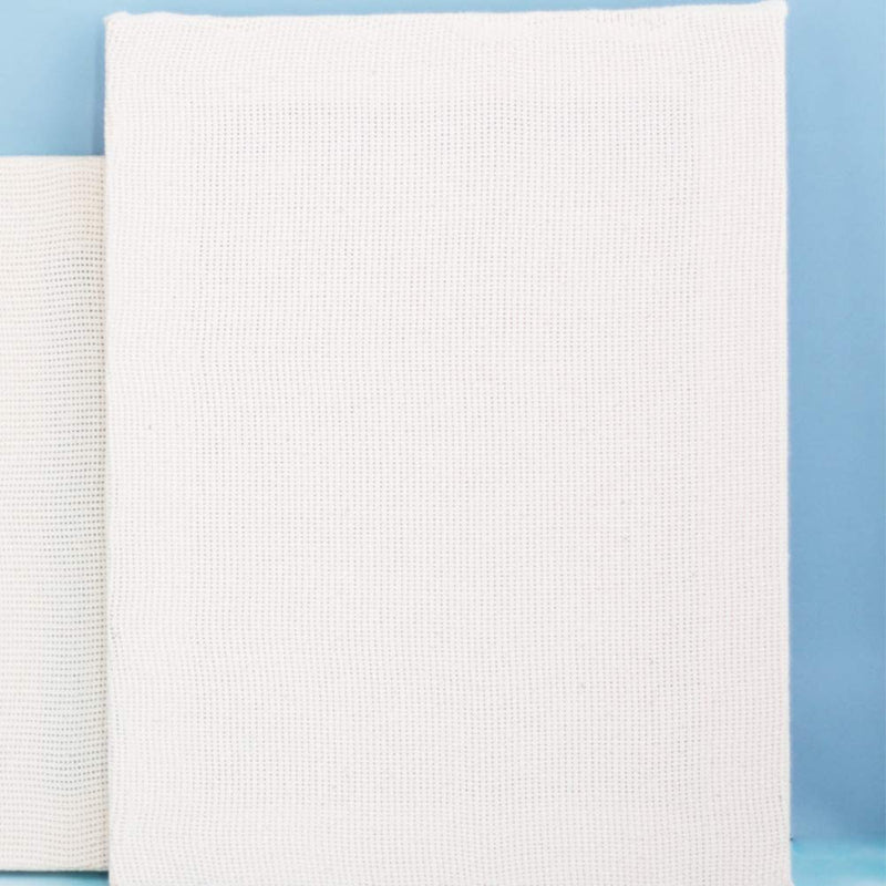 Wool Queen 2Pc 26.3''x19.6'' Needlework Fabric Monk's Cloth for Rug-Punch/Punch Needle 2PCS-26.3x19.6 Inch - NewNest Australia