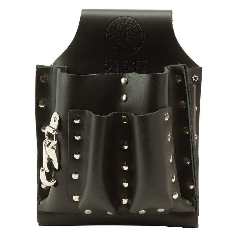 Klein Tools 5164T Tool Pouch, Tunnel Loop, 8 Pockets 8-Pocket Leather/Loop - NewNest Australia