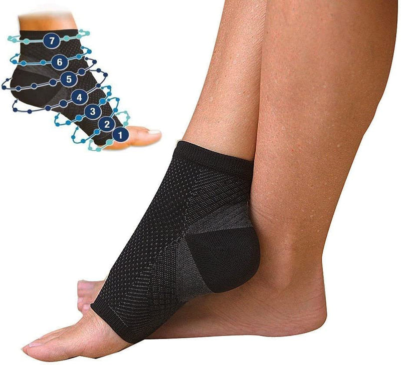 Plantar Fasciitis Foot Socks. Best Compression Sleeve for Ankle Arch & Heel Achilles Tendon Supports Brace. Men and Women Night Splint Pain Relief by PEDIMEND (S/M (UK 4-7 PACK OF 2)) S/M (UK 4-7 PACK OF 2) - NewNest Australia