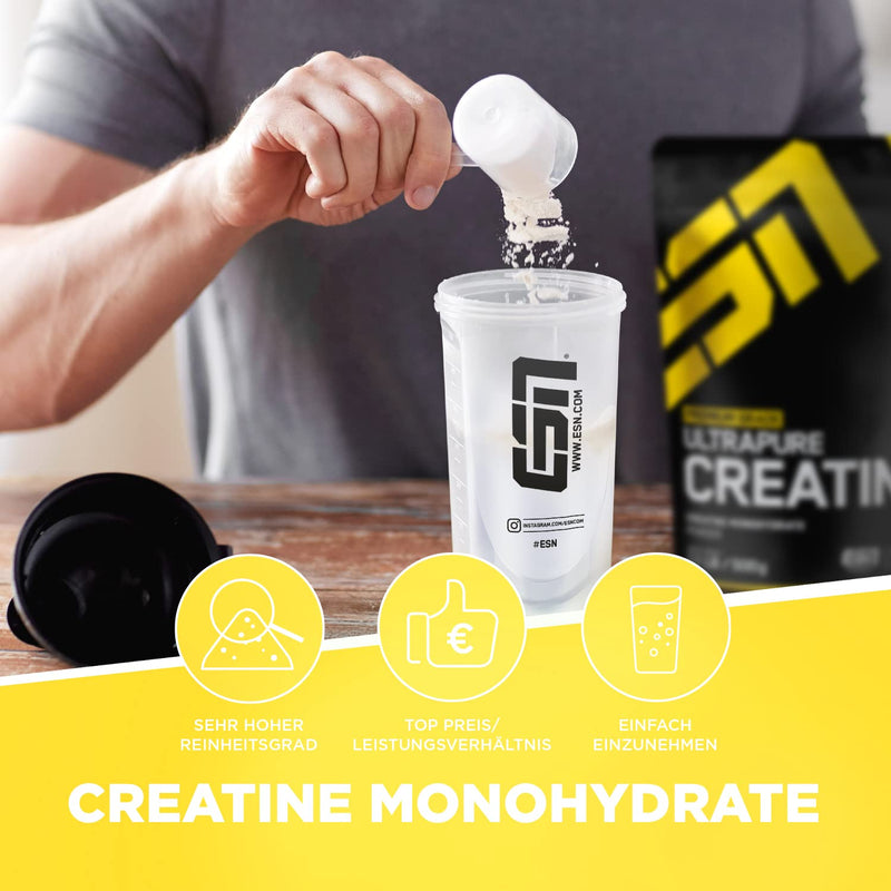 ESN Ultrapure Creatine Monohydrate, 500 g Creatine Monohydrate 500 g (pack of 1) - NewNest Australia