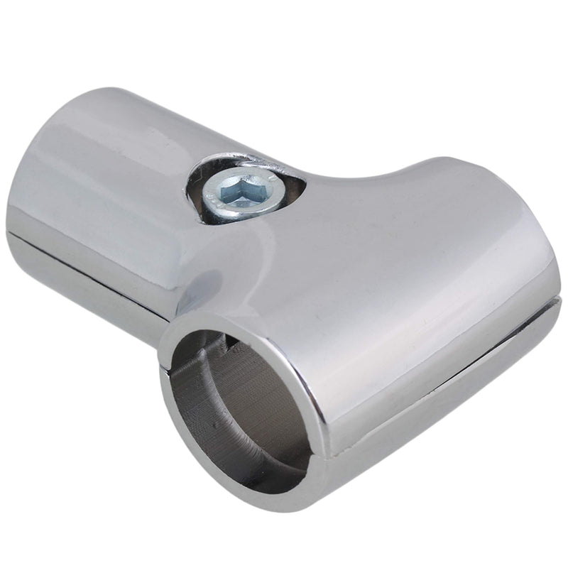 Silver Tee Connector Pipe Fitting Connector for 25mm Pipe Shelf Storage Rack - NewNest Australia