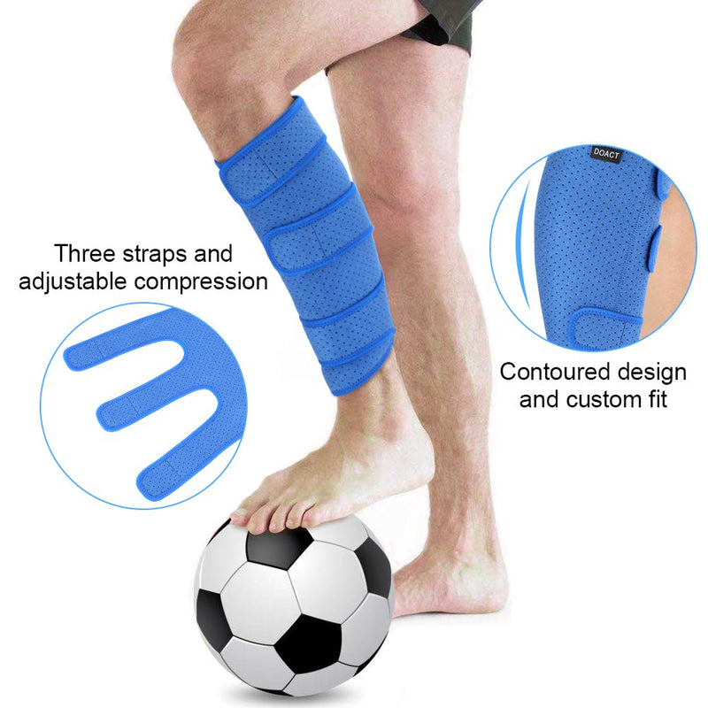 Calf Bandage Muscle Fiber Tear, Calf Bandage Adjustable Leg Guards, Breathable Shin Pads With Velcro Fastening, Adjustable Calf Support, Compression Calf Bandage - NewNest Australia