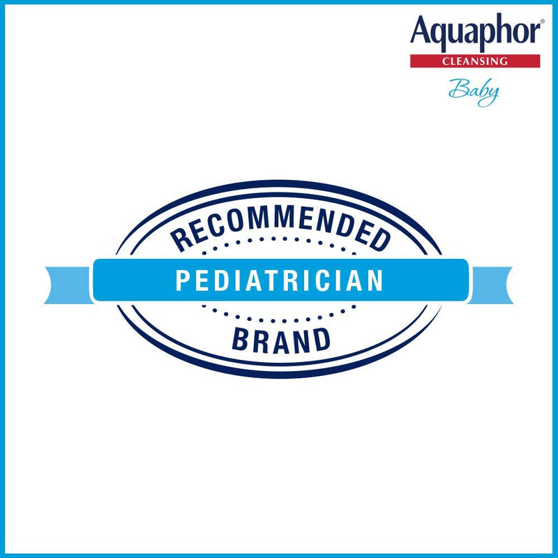 Aquaphor Baby Wash and Shampoo - Mild, Tear-free 2-in-1 Solution for Baby’s Sensitive Skin - 16.9 fl. oz. Pump - NewNest Australia