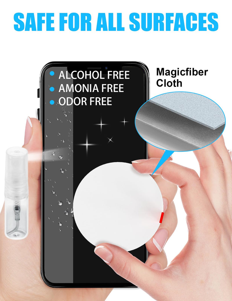 Keyboard cleaning set, 20 in 1 screen cleaner kit mobile phone, keyboard cleaner with brush keyboard cleaner, Airpod, laptop cleaner for tablet, computer, PC monitor, camera with spray white - NewNest Australia