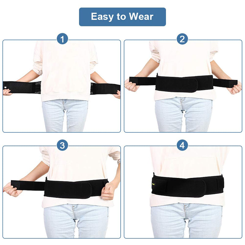 Si-Sacroiliac Belt, Sacroiliac Belt, Sacroiliac Joint Support Belt With Elastic Straps, Si Belt Hip Support For Pelvis, Lower Back, Hip, Groin, Sciatic Nerve (S/M) - NewNest Australia