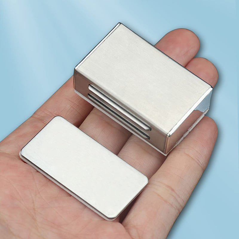 Magnetic Door Catch Adhesive AOSITE 4 Pack Kitchen Cabinet Magnets for Closure Strong Cabinet Door Magnetic Catch No Drilling Cupboard Magnetic Latches for Drawer Magnetic Cabinet Catch Closer Sticky - NewNest Australia
