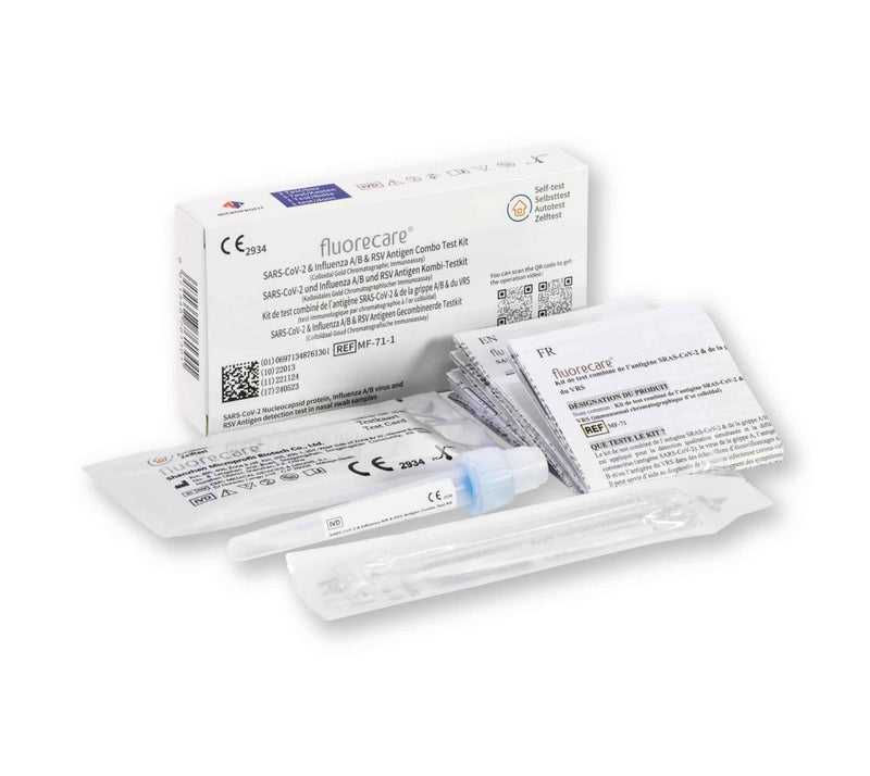 fluorecare® SARS-CoV-2, Influenza A/B & RSV combo rapid test - NewNest Australia
