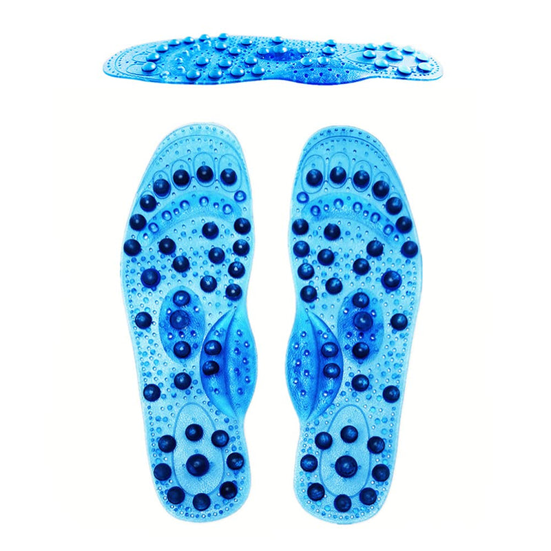 Magnetic Therapy Massage Insoles with Magnet 68PCS Stimulates the Pressure Points, Acupressure Promotion of Blood Circulation Sports Jogging Hiking Refreshing Breathable Healthcare Insole 41-45 Blue - NewNest Australia