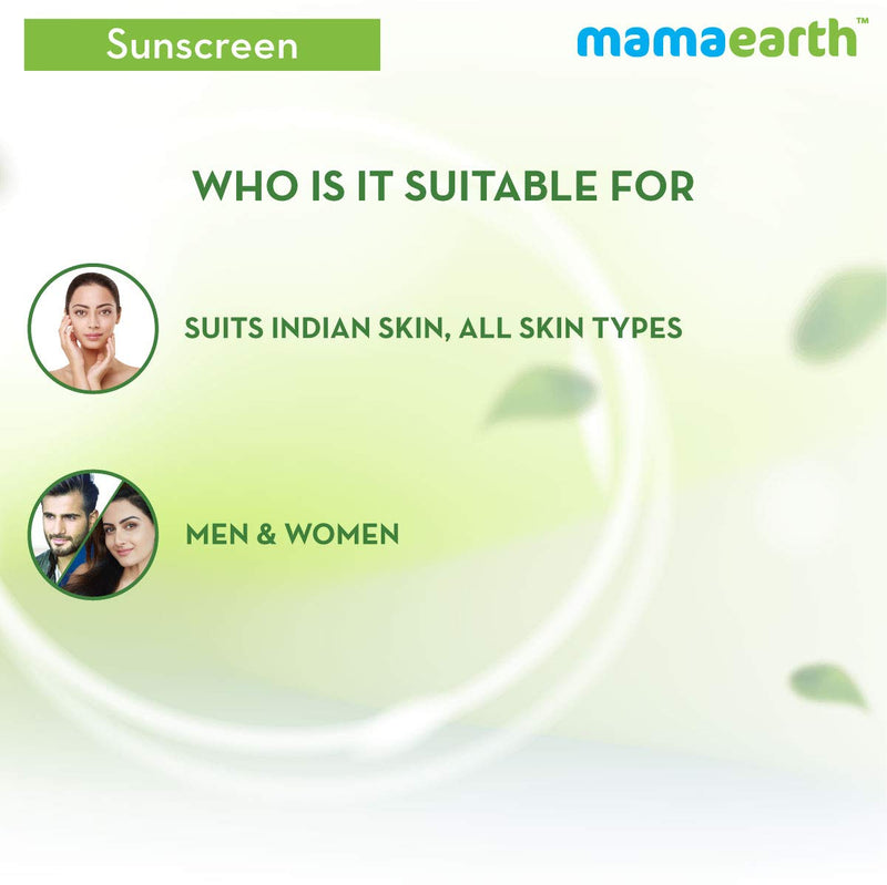 Mamaearth's Ultra Light Natural Sunscreen Lotion SPF 50 PA+++ For Indian Skin, With Turmeric & Carrot Seed, 80ml - NewNest Australia