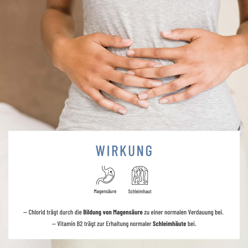 NATURTREU® Stomach Balance Betaine HCL Complex vegan - with pepsin, chamomile & chloride - support of stomach acid and digestion* - high-dose full-spectrum enzyme capsules - NewNest Australia
