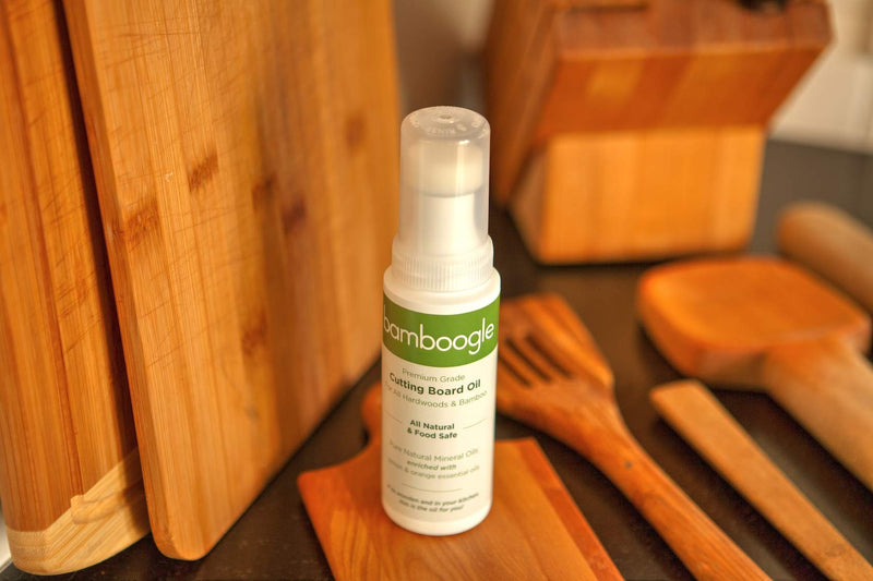 Bamboogle Butcher Block Mineral Oil - 2 Pack - No Mess Easy Applicator, white (VC2P-CBO-5) - NewNest Australia